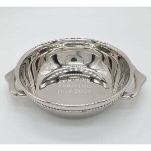 Mark & Graham Silver Baby Bowl Gift